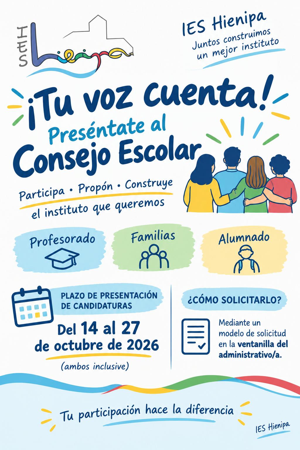 Elecciones al Consejo Escolar 2026